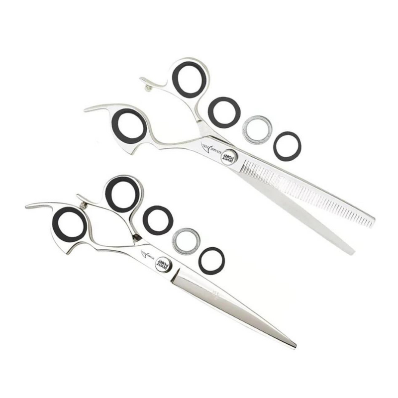 Shark Fin Shears Set - Cutting &Thinning Shear with Pouch